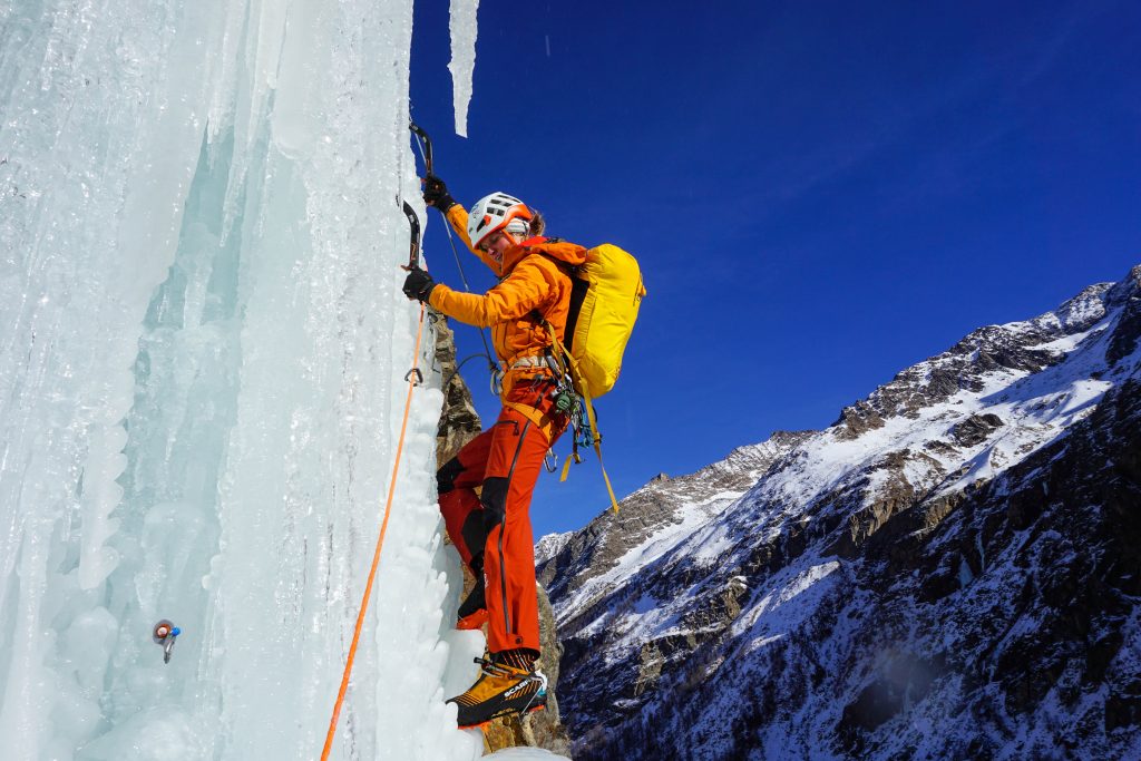 Line van den Berg - alpiniste